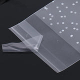 100pcs Flower Dot Transparent Self Sealing Ziplock Bags