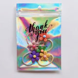 50Pcs Self-Sealing Small Plastic Bags with Clear Window for Jewelry Packaging
