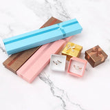 Bronzing Jewelry Box Earring Necklace Storage Organizer