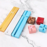 Bronzing Jewelry Box Earring Necklace Storage Organizer