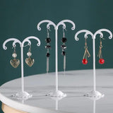 3Pcs Jewelry Metal Earring Holder Display Stand