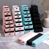 10Pcs Cardboard Jewelry Packaging Box For Ring Necklace Bracelet Pendant