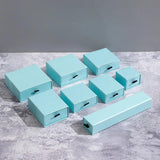 10Pcs Cardboard Jewelry Packaging Box For Ring Necklace Bracelet Pendant