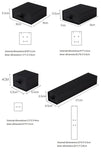 10Pcs Cardboard Jewelry Packaging Box For Ring Necklace Bracelet Pendant