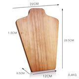 Wooden Necklace Display Organizer for Jewelry Show