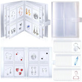 Travel Jewelry Organizer Book with PVC Bag