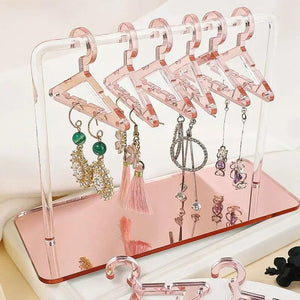 Acrylic Jewelry Display Rack Earrings Hanging Stand