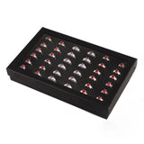 36 Slots Ring Holder Showcase Jewelry Case Organizer