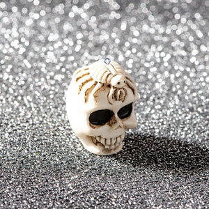 10Pcs Halloween Skeleton Mummy Bat Spider Resin Charms for DIY Jewelry Making
