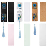 15x4.5cm Blank Bookmark Sleeves Cover Display Cards - DIY Jewelry Packaging