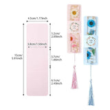 15x4.5cm Blank Bookmark Sleeves Cover Display Cards - DIY Jewelry Packaging