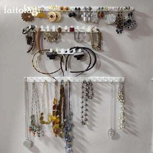 Adhesive Paste Wall Hanger Jewelry Hooks Holder Organizer
