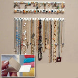 Adhesive Paste Wall Hanger Jewelry Hooks Holder Organizer