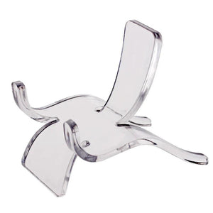 10Pcs Acrylic Mineral Display Stand Rack Shelf for Rocks Collectibles