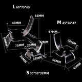 10Pcs Acrylic Mineral Display Stand Rack Shelf for Rocks Collectibles