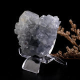 10Pcs Acrylic Mineral Display Stand Rack Shelf for Rocks Collectibles