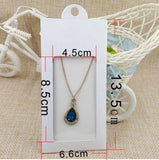 30PCS Cardboard Jewelry Packaging Hanger Box for Necklace and Earring Display