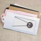 30PCS Cardboard Jewelry Packaging Hanger Box for Necklace and Earring Display