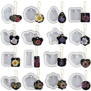 Heart Earring Pendant Silicone Resin Mould DIY Jewelry Making Mold