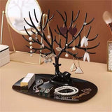 Deer Jewelry Display Stand Earrings Necklace Ring Tree Storage Racks