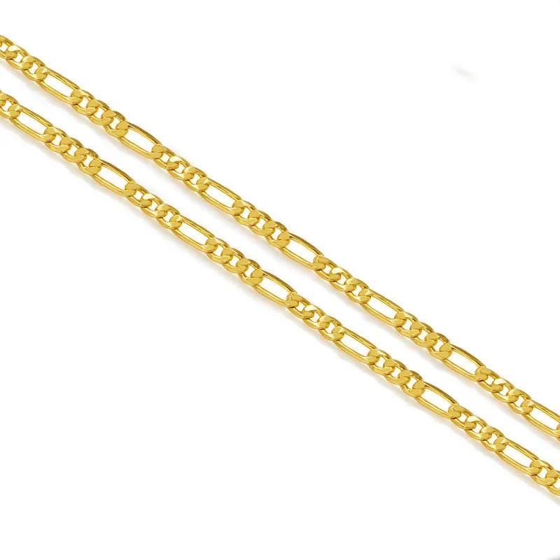 24 in Slim Chain Necklace 24k Pure Hot Buy Lead Nickel