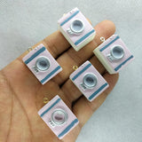 10pcs Resin Washing Machine Charms DIY Earrings Key Chain Jewelry Making Crafts