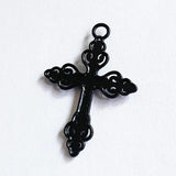 6pcs Cross DIY Pendant Necklace Bracelet Earrings Charms Supplies