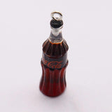 10Pcs 3D Drink Bottle Resin Charms for Jewelry Making DIY Bulk