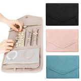 Travel Jewelry Organizer Portable Roll Foldable Case