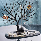 Deer Tree Jewelry Display Stand Tray Organizer Holder