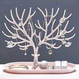 Deer Tree Jewelry Display Stand Tray Organizer Holder