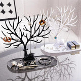 Deer Tree Jewelry Display Stand Tray Organizer Holder