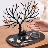 Deer Tree Jewelry Display Stand Tray Organizer Holder