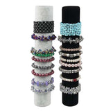 Gray Red Velvet Bracelet Display Organizer Stand