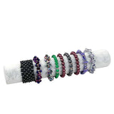 Gray Red Velvet Bracelet Display Organizer Stand