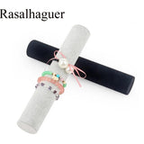 Gray Red Velvet Bracelet Display Organizer Stand
