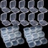 Mini Jewelry Storage Box Transparent Portable Plastic Box Earring Ring Necklace