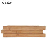 Bamboo Suedette Jewelry Display Ring Holder Rack Stand