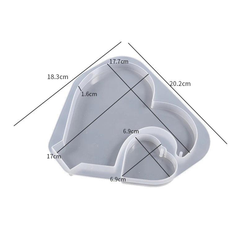 Heart Photo Frame DIY Epoxy Resin Mold Home Decor
