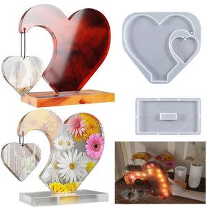 Heart Photo Frame DIY Epoxy Resin Mold Home Decor