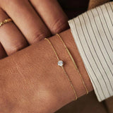 Zircon Bracelet 925 Sterling Silver Wedding Party Chain