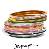 Colorful CZ Stainless Steel Bracelet Bangle Women Jewelry