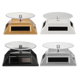 Solar Rotating Turntable 360 Showcase Stand Display 4 Colors