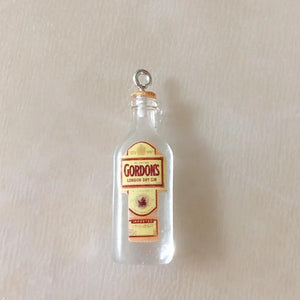 10pcs 3D GIN Beer Resin Charms Earring Keychain Necklace Pendant