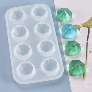 Diamond Shape Resin Mold for Epoxy Pendant Craft