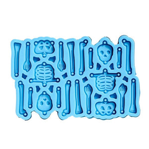 Halloween Skeleton Silicone Mold for DIY Resin Crafts