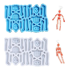Halloween Skeleton Silicone Mold for DIY Resin Crafts