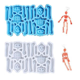 Halloween Skeleton Silicone Mold for DIY Resin Crafts