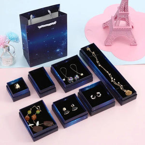 Starry Sky Packaging Necklace Box Bracelet Earring Storage Display