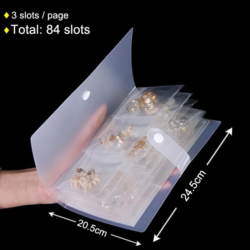 Jewelry Book Storage Organizer Folder Box Anti-oxidation